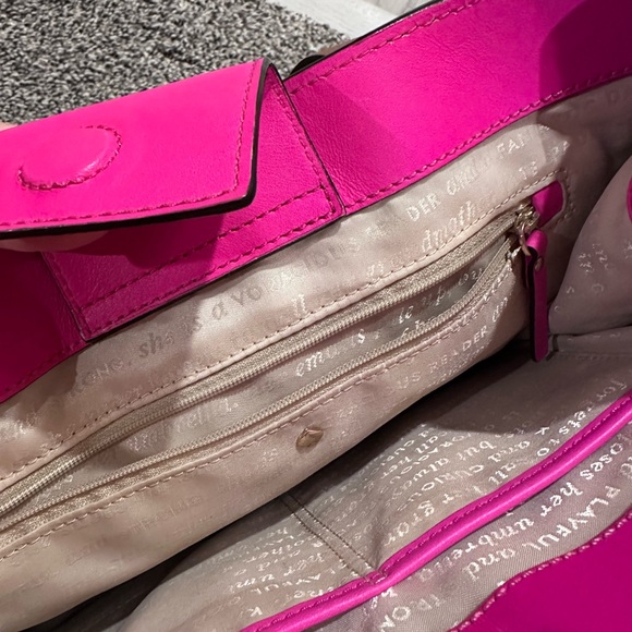 Kate Spade Tan and Pink Tote Bag - Picture 11 of 15
